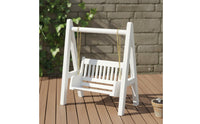 1:12 Dollhouse Swing Refined White Dollhouse Swing Even Surface