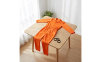 Prison Jumpsuit Halloween Prisoner Costume 1Piece Prison Uniform for Cosplay
