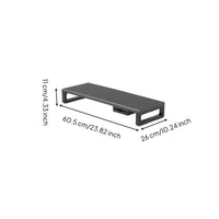 Computer Monitor Stand with Storage Drawer Metal Laptop Riser Ergonomic Desk Organizer with Drawer for Professionals