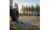 2 Pieces Heavy Duty Vehicle Stabilizer Support Wide Base Design Vehicle Stabilizer Stand Sturdy Construction Recreational Vehicle Leveling Support for Camping, Campsite