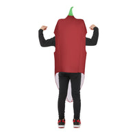 Halloween Carnival Party Performance Costume Parent-Child Red Pepper Character Costume Funny Vegetable Cos Costume