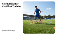 Long-Lasting Agility Ladder Multi-Functional Speed Ladder Portable Agility Training Set Quick Setup for Soccer Players, Athletes, Coaches, Outdoor, Gym