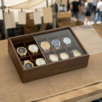 Wooden Watch Display Case Scratch Protection Wooden Watch Display Box