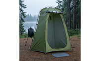 Portable Privacy Tent Windowed Camping Privacy Shelter Green Foldable Carrying Bag Portable Shower Tent for Washing