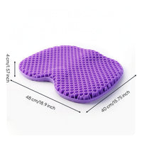 Cushioned Seat Pad Cushion Honeycomb Ergonomic Seat Pad Breathable for Commuters, Home Workstation