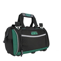 Waterproof Heavy-Duty Tool Bag Wear-Resistant Zippered Tool Bag Reinforced Base Large Capacity Multiple Pockets