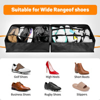 Travel Shoe Storage Bag for Car and Under Bed Use
