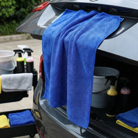 70cm X 30cm Microfibre Cloth Car Drying Towel, Super-Fine Microfibre Cloth for Interior Cleaning, Machine Washable with Bound Borders
