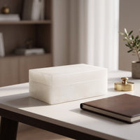 Jewelry Storage Box with Lid Minimalist Jewelry Box with Lid Dustproof for Dressing Table