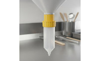 Wide Mouth Refill Inverted Press Bottle Hanging Sauce Dispenser for Commercial Kitchen