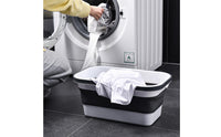 Foldable Plastic Container Compact Basin Portable for Small Apartments