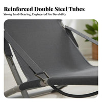 Foldable Single Recliner Cot Multi-Purpose Adjustable Recliner with Mattress Easy Setup Folding Bed robustDuty for Office Workers, Hospital Attendants, Balcony, Indoor, Travel, Camping
