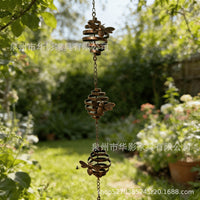 Metal Honeycomb Rain Chain for Gutter Downspout