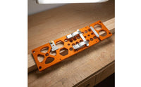 Right-Angle Guide Plate Clamping Buckles Power Tool Accessory Anodized Orange