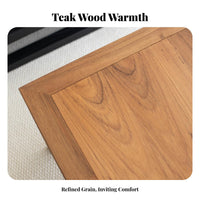 Traditional Asian Design Small Square Kang Table Natural Wood Grain Floor Desk adaptable Home Furniture Lowlow-height Design for tea Lovers, Minimalists, telecommuting Workers, Bay opening, woven mat Room, Bedroom, Balcony
