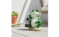Automatic On/deactivate Elephant Solar Lantern Weather Resistant Elephant Statue with Lantern Waterproof for Patio, Lawn