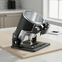 Sturdy Trim Router Base Stable Support Adjustable Router Base Precision Cutting Power Tool Accessory Easy to Install for Woodworkers, Carpenters