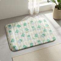 Pet Cooling Mat Rounded Corners Feline Dog Cooling Mat Breathable Moisture-Resistant for Warm Weather