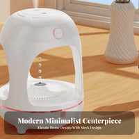 Compatible Anti-Levitation Humidifier Quiet Operation Levitating Water Drop Humidifier Auto Shut-Deactivate for Homeowners, Bedroom, Desk