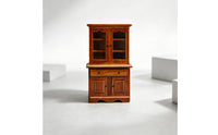 Dollhouse Cabinet Wooden Miniature Cupboard Realistic for Collectors, Hobbyists