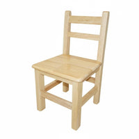 hardwood Wood Construction Wooden Stool with Backrest Child-Safe Design Small Chair Multi-Purpose Household Furniture polished Finish for Children, Homeowners, Kindergarten, Playroom, Bathroom, Living Room