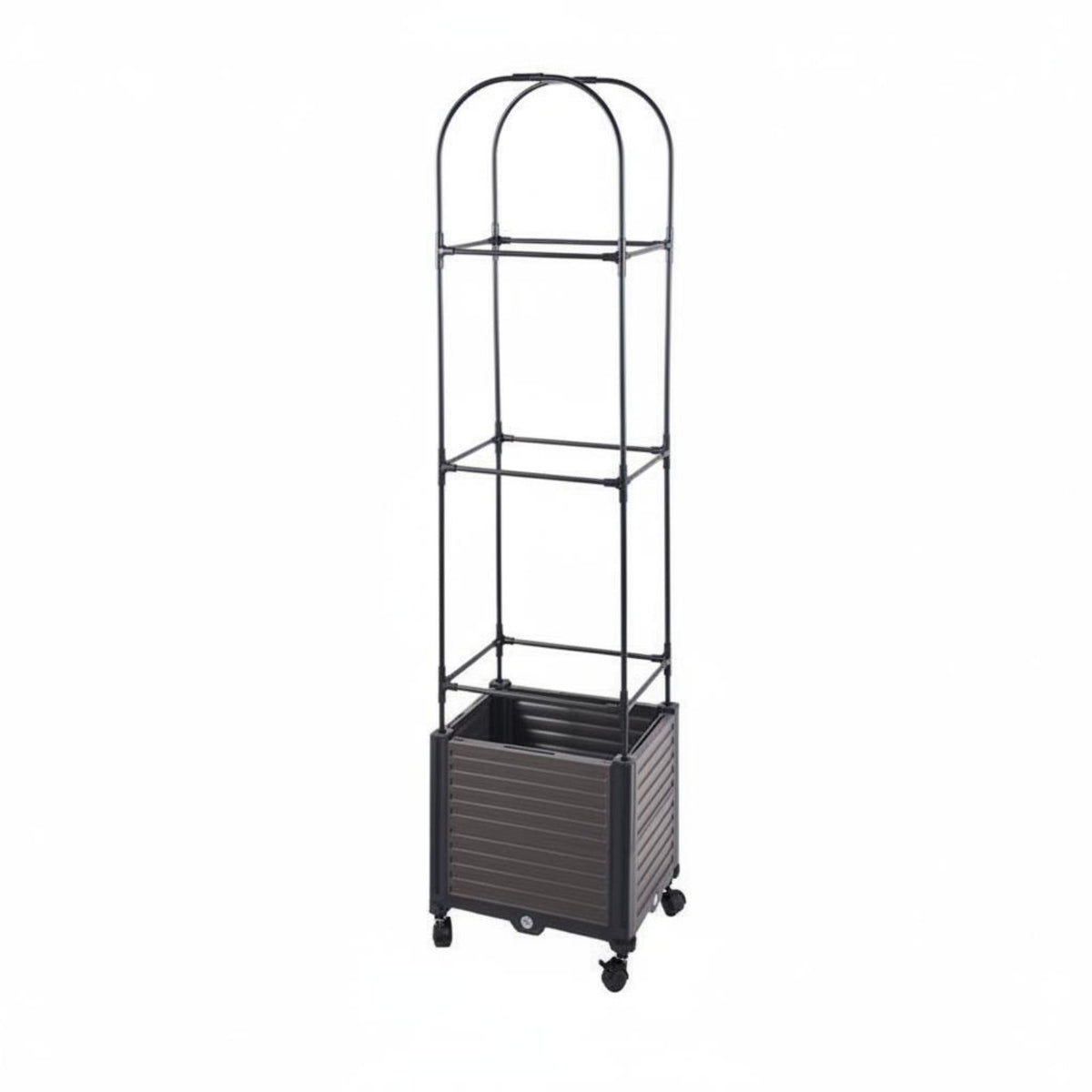 Planter with Trellis Climbing Plant Support Planter Space-Saving Vertical Design Climbing Plant Container for Gardeners, Balcony