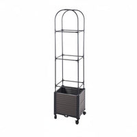 Planter with Trellis Climbing Plant Support Planter Space-Saving Vertical Design Climbing Plant Container for Gardeners, Balcony