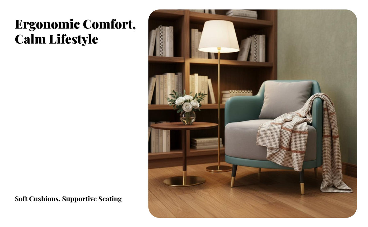 3 Pieces Minimalist Design circular table and 2 Upholstered Chairs Modern design Conversation Set Comfortable Seating Indoor Furniture Stable Base for Interior Designers, Business Owners, Reception Area, Hotel, Living Room, morning dining corner