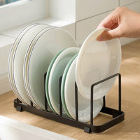 Metal Dish Drying Rack, Sink Organizer with Cutlery Holder, Matte Drip Tray for Kitchen Countertop, Rust-Resistant