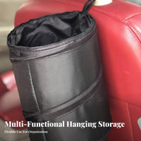 Foldable Car Trash Can Versatile Foldable Car Trash Can Multipurpose Foldable Vehicle Storage Bag for Drivers, Commuters, SUV, Truck, Travel