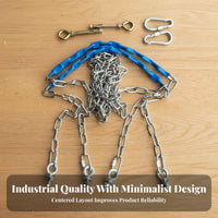 Tire Swing Hardware Set Stainless Steel Swing Installation Chain Kit Outdoor Indoor Use for Parents, Fitness Enthusiasts, Backyard, Garden