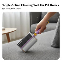 Pet Hair Remover Brush Gentle on Fabrics Pet Hair Removal Tool Effortless Cleaner to Use Sofa and Clothes Cleaning Tool for Dog Owners, Bedding