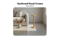 Wing-ShapedShaped Side Table Rustic Simplicity Vintage Aesthetic Wing-ShapedShaped Pedestal Stand Space-Saving Nightstand for Homeowners, Renters