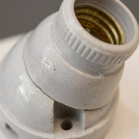 E27 Lamp Holder for Vintage Lamp DIY Lighting, Angled Surface Mount Ceramic Porcelain Bulb Holder, High Temperature Resistant 250V Home Socket