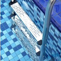 5-Step Pool Ladder Stainless Steel Pool Ladder with Double Handrails Heavy Duty for Homeowners