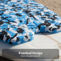 3 Pieces Wave Board Tail Pad Anti-Slip Foam Wave Board Tail Pad Foam Deck Grip Strong Rear Ing Aquatic Activities Equipment