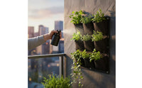 Vertical Planter Bag Reinforced Edges Wall Planter Simple to Install to Mount