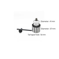 High Precision Heavy Duty Drill Chuck Self-Tightening Keyed Drill Chuck for Workshop, Industrial