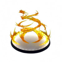 Tabletop Wind-Effect Base Translucent Display Base with USB Cable Illuminated Display Stand with USB Cable Stable for Collectors