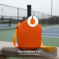 Pickleball Paddle Bag Water-Resistant Pickleball Shoulder Bag Single Strap Racket Backpack Stylish Design Large Capacity