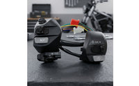 Molded Motorcycle Handlebar Switch with Wiring Harness Allall-Encompassing Handlebar Switch with Wiring Harness Easy to Install Long-Lasting for Scooter Owners