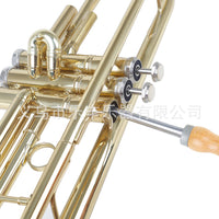 Brass Instrument Repair Kit for Trumpet and Horn with Wooden Handle