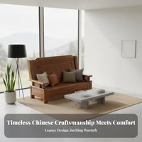 hardwood Wood Construction Carved Frame Couch configurable configuration Traditional living room design Room Furniture High spine supportrest Sofa Set Ergonomic comfort for Families, homeowners, Apartment Dwellers, Home, spaciousplanplan areas