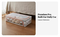 Space Saving Foldable Shoe Container Dustproof Stackable Shoe Box Dust Clear for Sneakerheads, Homeowners, Under Bed, Bedroom, Entryway
