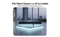 Roller Brush and Filter Kit High Performance Filtration Floor Washer Roller
