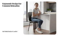 Italian design Upholstered Curvedsupport Chair Light Luxury Aesthetic Kitchen Seating Minimalist Design Home Furnishing Space-Saving for Small Apartment Dwellers, Interior Decorators, Restaurant Owners, Dining Room, Cafe