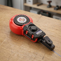 Chalk Line Reel with Grip Spill-Spill-Resistant for Construction, Masons
