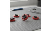 5 Pieces RC Wheel Hub Cap RC Hubcap with Bolt Pattern Impact-Resistant Accessory