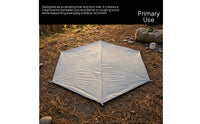Waterproof Camping Ground Mat Hexagonal Camping Mat Wear-Resistant Outdoor Gear PE for Grass Protection, Picnics