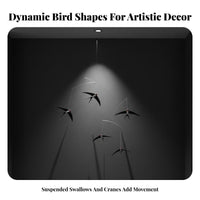 Dynamic Balance Balancing Bird Mobile Minimalist Design Flying Bird Mobile Elegant Design for Homeowners, Parents, Living Room, Study